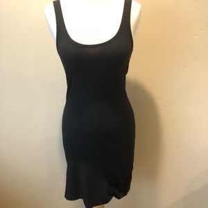 RVCA Black Ribbed mini Dress
